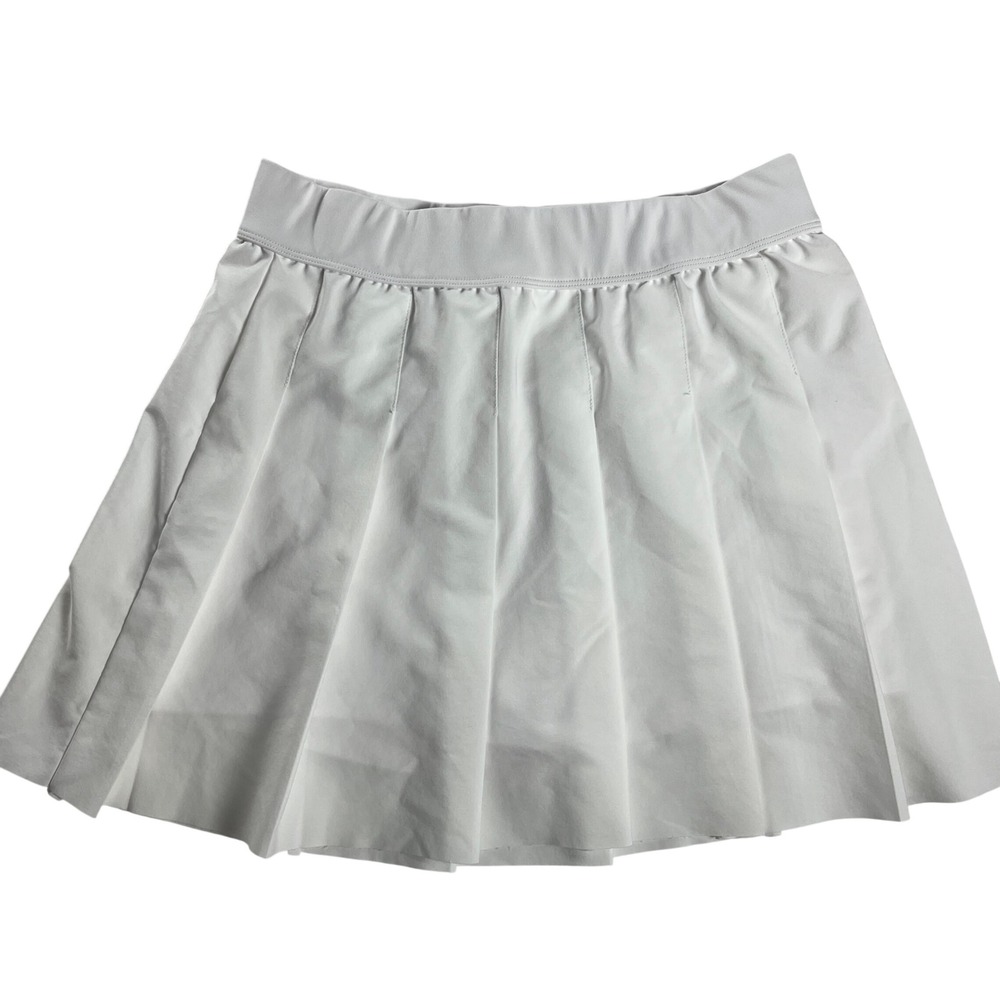 Fabletics White Pleated Tennis Pickleball Skort Built In Shorts Womens M